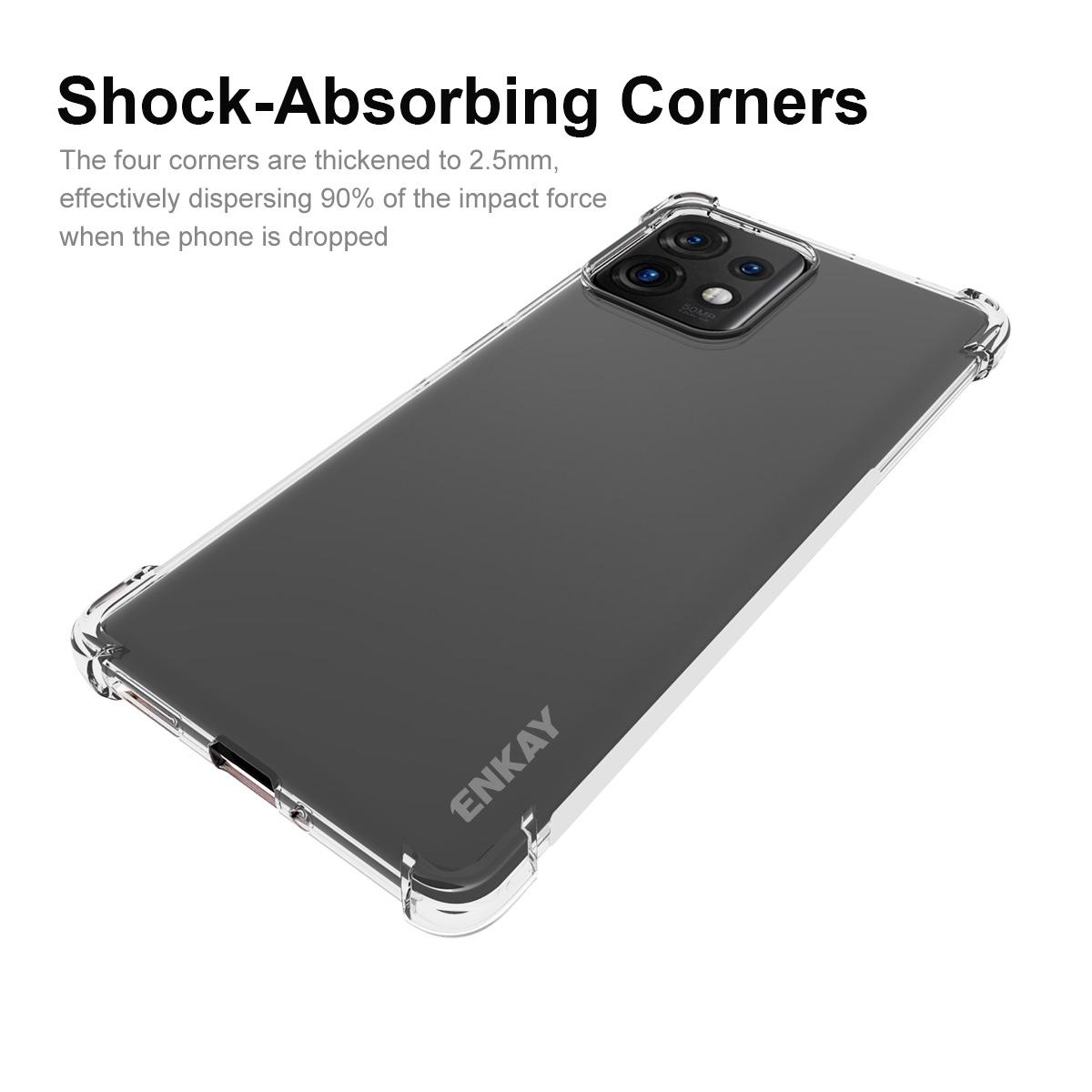 ENKAY HAT PRINCE For Motorola Moto X40 5G/Edge 40 Pro 5G Flexible TPU Case Thickened Corners Anti-slip Strip Edge Clear Smartphone Cover A
ENKAY HAT PRINCE For Motorola Moto X40 5G/Edge 40 Pro 5G Flexible TPU Case Thickened Corners Anti-slip Strip Edge Clear Smartphone Cover A