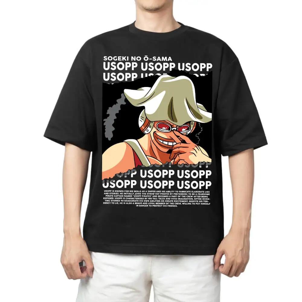 One Piece Usopp Sogeki no Ō-Sama Anime Black Oversized T-Shirt Streetwear Pop Rock Concert Fan Merch T-Shirt 4XL
One Piece Usopp Sogeki no Ō-Sama Anime Black Oversized T-Shirt Streetwear Pop Rock Concert Fan Merch T-Shirt 4XL