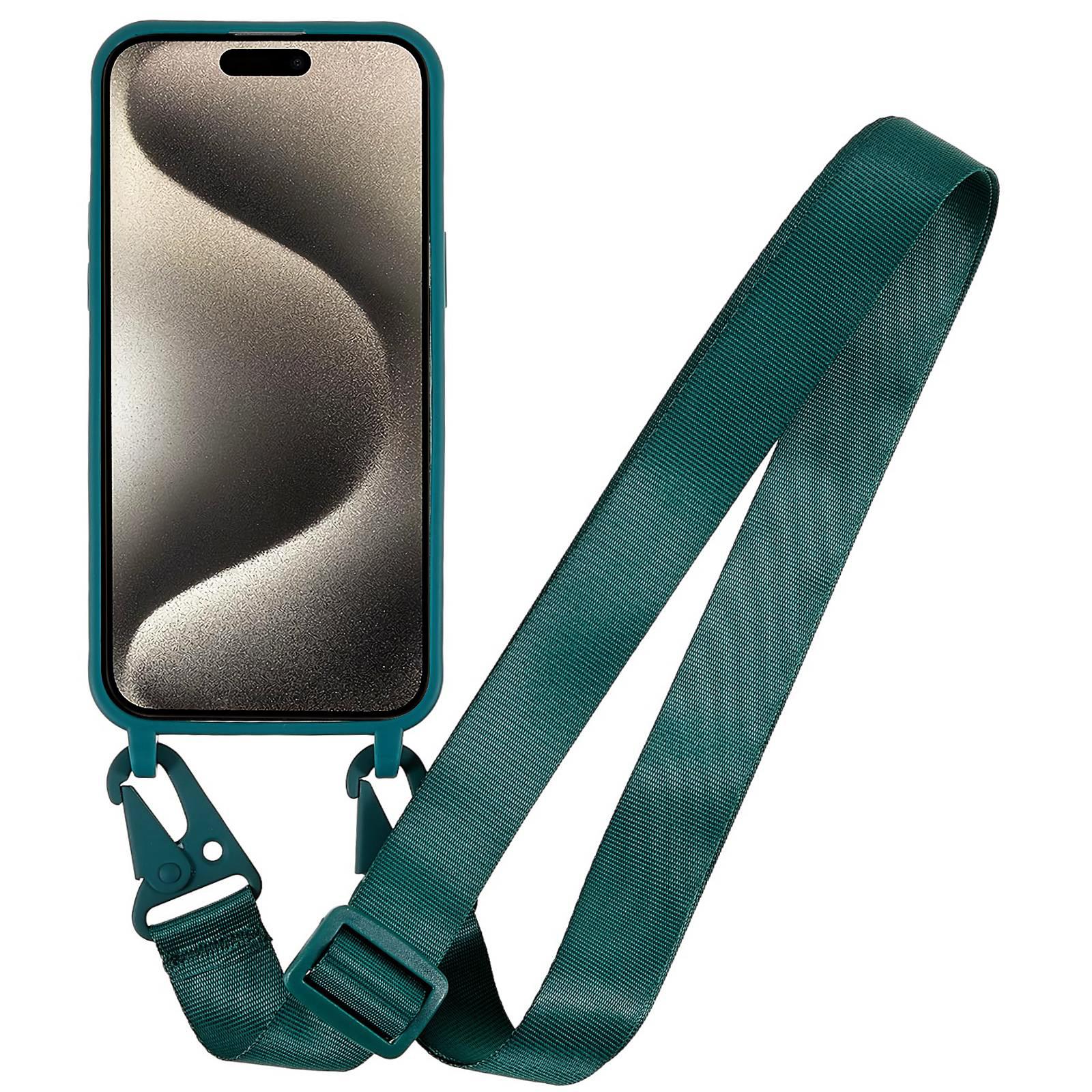 Matte TPU Cover for iPhone 15 Pro Max Case Anti-Drop Phone Case with Wide Lanyard Dark Green
Matte TPU Cover for iPhone 15 Pro Max Case Anti-Drop Phone Case with Wide Lanyard Dark Green