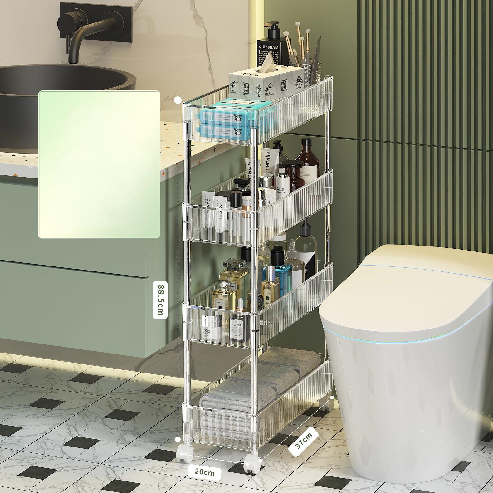 2/3/4-слойный держатель с зазором, кухонная полка для хранения, боковая полка для холодильника, съемная с колесиками, органайзер для ванной комнаты, компактная полка 20*37*88.5CM
2/3/4-слойный держатель с зазором, кухонная полка для хранения, боковая полка для холодильника, съемная с колесиками, органайзер для ванной комнаты, компактная полка 20*37*88.5CM