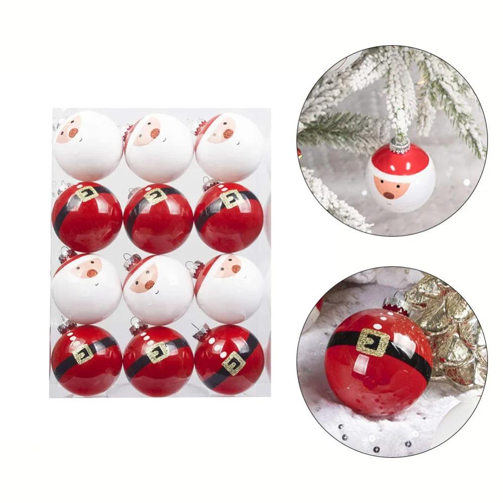 12pcs Electroplated Painted Christmas Balls Pendant Xmas Tree Pendants Merry Christmas Decoration 12pcs
12pcs Electroplated Painted Christmas Balls Pendant Xmas Tree Pendants Merry Christmas Decoration 12pcs