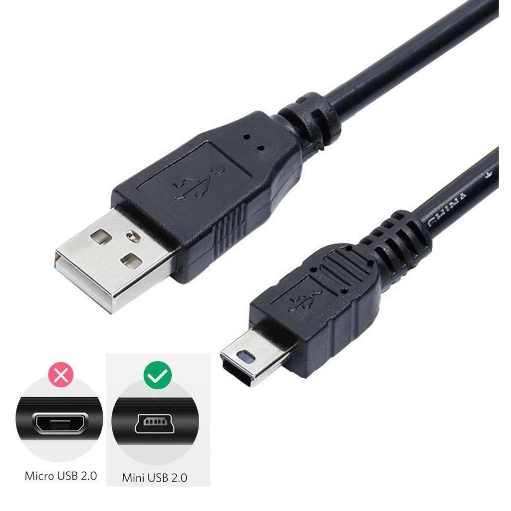 Black USB 2.0 A to Mini 5-Pin B Charging Cable
Black USB 2.0 A to Mini 5-Pin B Charging Cable