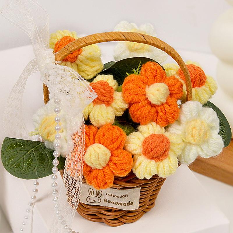 §1PC Handmade Crochet Flower Bouquets, Knitted Flower Bouquet For Christmas, Home Decor, Birthday Gift For Woman Wife Mom жёлтый
§1PC Handmade Crochet Flower Bouquets, Knitted Flower Bouquet For Christmas, Home Decor, Birthday Gift For Woman Wife Mom жёлтый