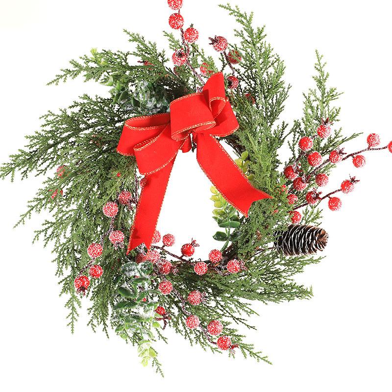 40Cm Red Bow Wreath Artificial Pe Pine Red Fruit Christmas Decoration Door Hanging American Country Wall Hanging Tree 40cm
40Cm Red Bow Wreath Artificial Pe Pine Red Fruit Christmas Decoration Door Hanging American Country Wall Hanging Tree 40cm