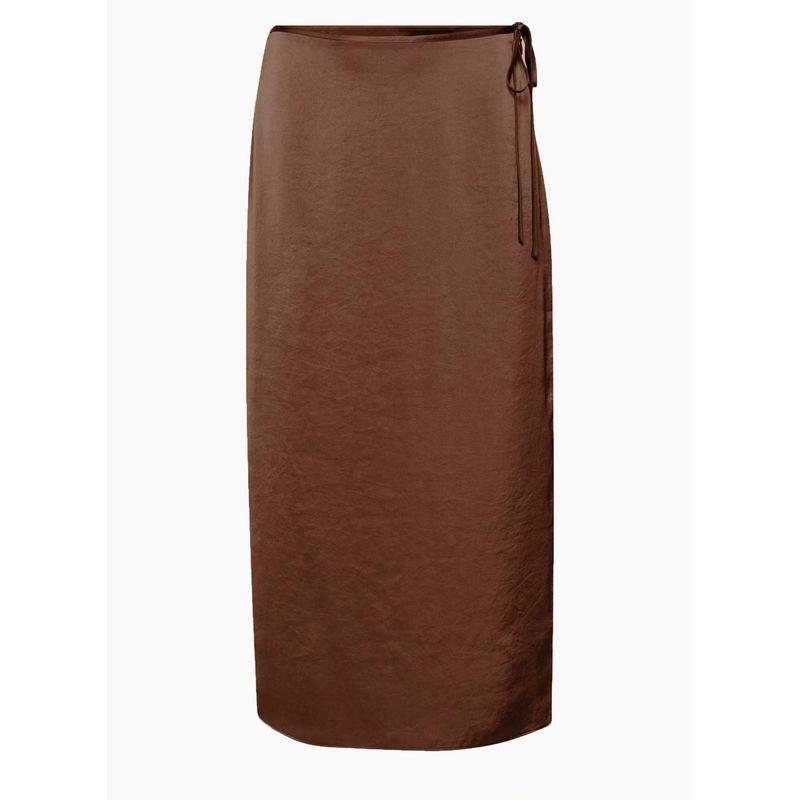 Fashion Style Shoelace Satin Skirt High Waist Slit Straight Skirt Lace up Satin Split Skirt Brown XL
Fashion Style Shoelace Satin Skirt High Waist Slit Straight Skirt Lace up Satin Split Skirt Brown XL