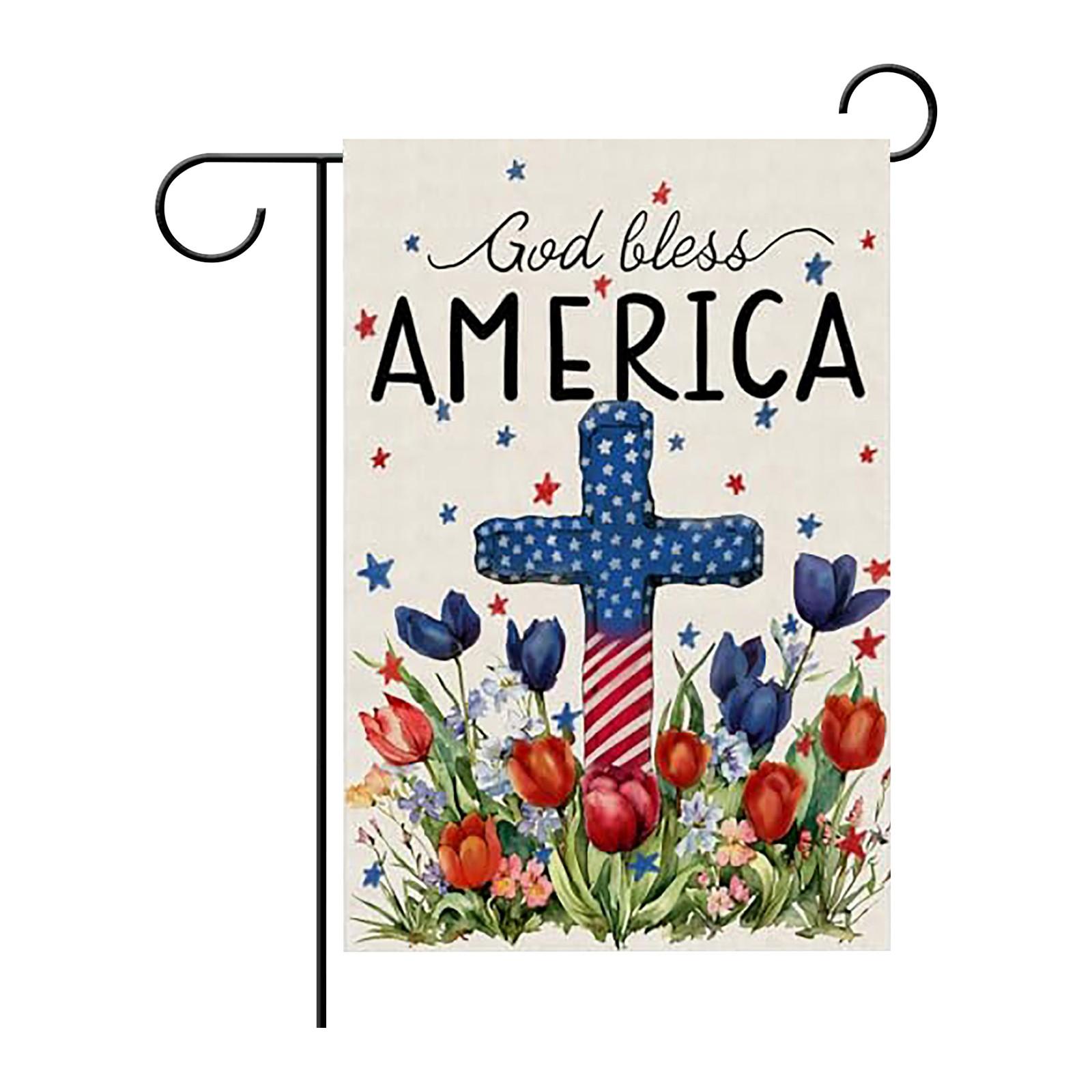 Садовый флаг 12x18 дюймов двухсторонний для наружного оформления двора One Size
Садовый флаг 12x18 дюймов двухсторонний для наружного оформления двора One Size