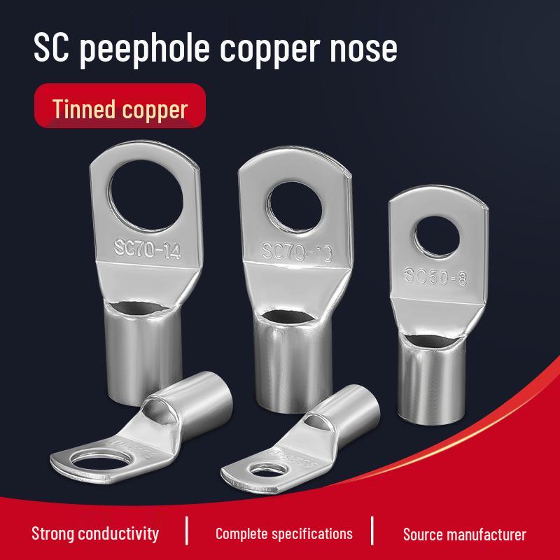 Copper SC Wire Terminal Lug Crimp Type, 1.5-500 sq mm Capacity 1.5-4
Copper SC Wire Terminal Lug Crimp Type, 1.5-500 sq mm Capacity 1.5-4