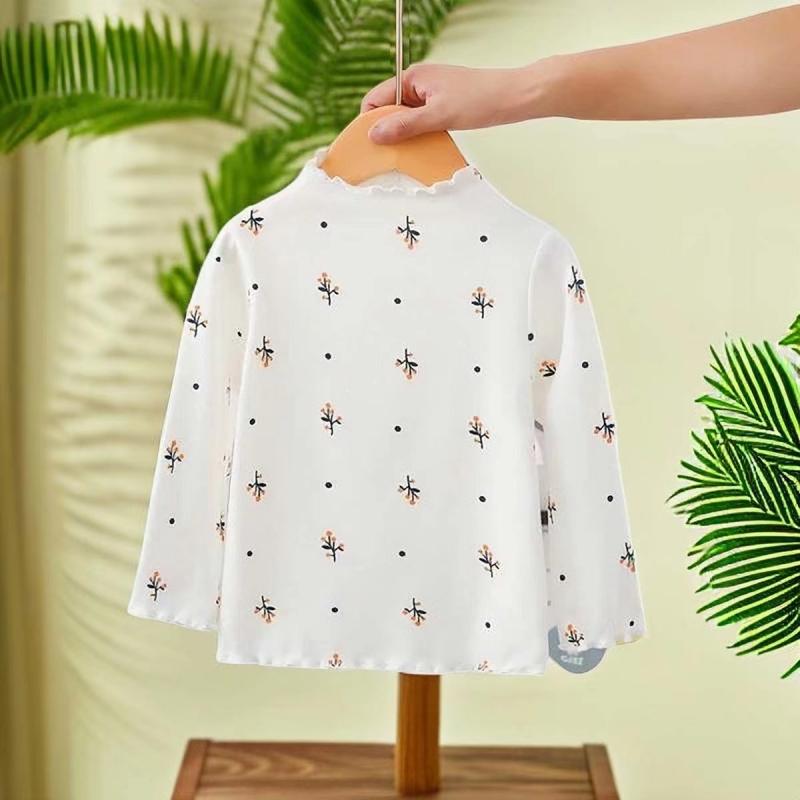 Хлопковая футболка для маленьких девочек, детская водолазка с длинными рукавами, футболки, топы, одежда на весну и осень 120 белый
Хлопковая футболка для маленьких девочек, детская водолазка с длинными рукавами, футболки, топы, одежда на весну и осень 120 белый