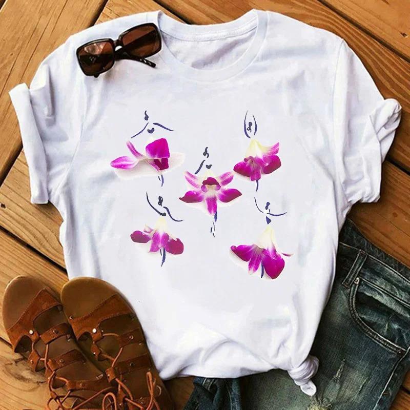 Exquisite Floral Pattern Womens Tshirt Comfortable Breathable and Soft Shortsleeved Top Womens Clothing Pink Tshirt S
Exquisite Floral Pattern Womens Tshirt Comfortable Breathable and Soft Shortsleeved Top Womens Clothing Pink Tshirt S