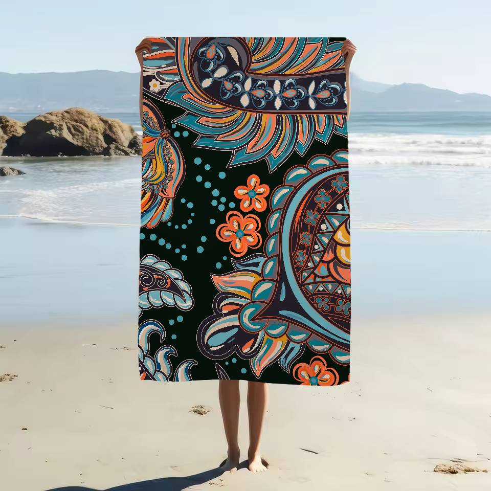 Paisley Print Beach Towel For Kids Bath Towel Pool Towel Vacation Gift Picnic Towel Party Gift W40*H60(CM)
Paisley Print Beach Towel For Kids Bath Towel Pool Towel Vacation Gift Picnic Towel Party Gift W40*H60(CM)