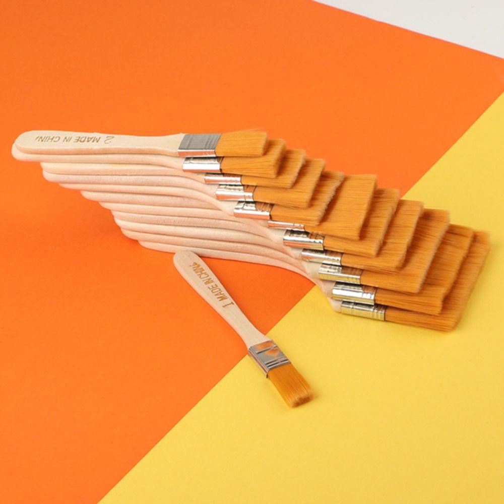 12 Pcs/Set Smooth Watercolor Brushes Acrylic Oil Painting Art Supplies Student Stationary
12 Pcs/Set Smooth Watercolor Brushes Acrylic Oil Painting Art Supplies Student Stationary