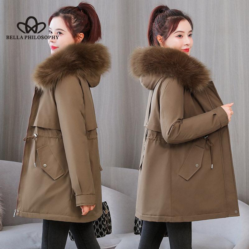 Женская зимняя парка с хлопковой подкладкой, повседневная корейская женская теплая свободная куртка средней длины с большим меховым воротником, хлопковая стеганая куртка XXXL
Женская зимняя парка с хлопковой подкладкой, повседневная корейская женская теплая свободная куртка средней длины с большим меховым воротником, хлопковая стеганая куртка XXXL