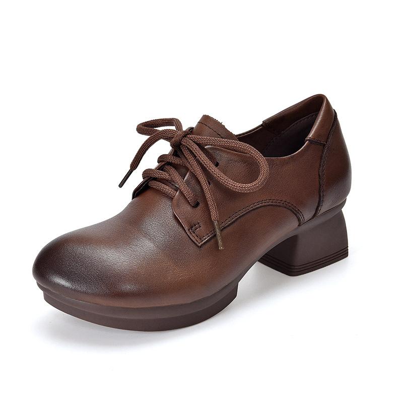 Johnature Pumps Genuine Leather Soft Soled Middle Heel Shoes Retro Versatile Lace Up Thick Heel Women s Shoes 39 кофейный
Johnature Pumps Genuine Leather Soft Soled Middle Heel Shoes Retro Versatile Lace Up Thick Heel Women s Shoes 39 кофейный