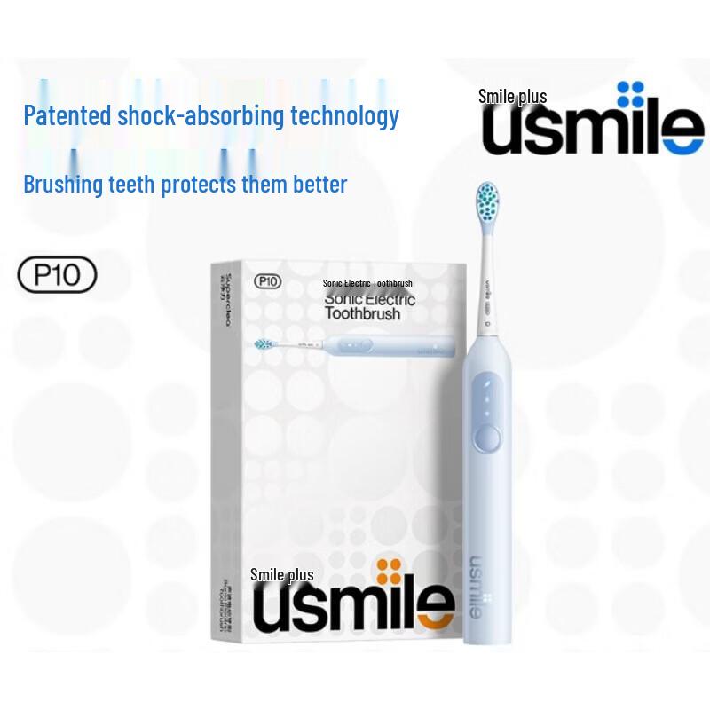 usmile P10 Sonic Electric Toothbrush CN plug (adapter included)
usmile P10 Sonic Electric Toothbrush CN plug (adapter included)