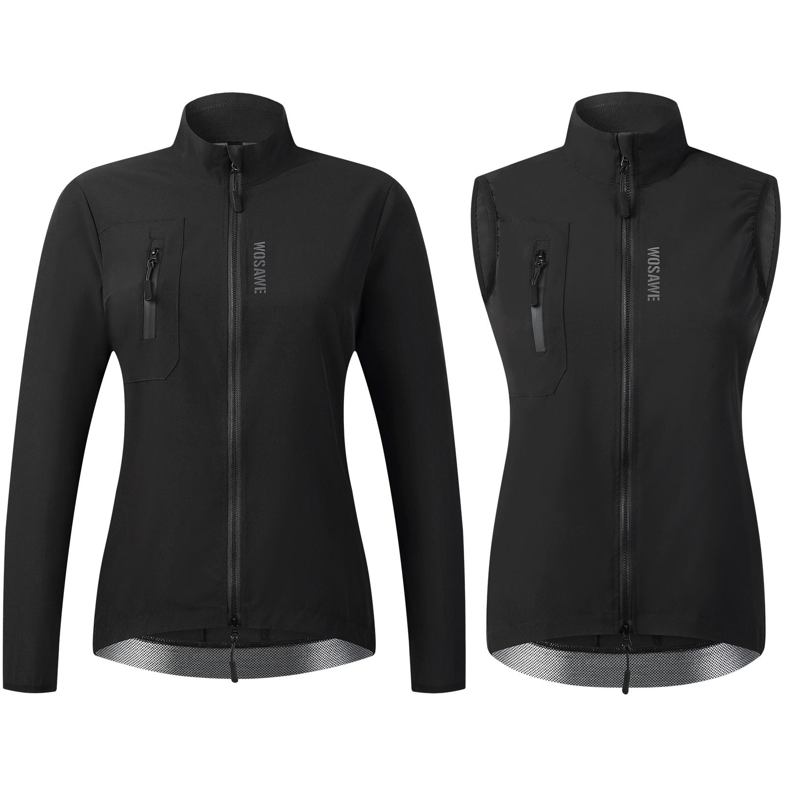 WOSAWE женская велосипедная ветровка жилет ветрозащитная водоотталкивающая велосипедная куртка Светоотражающий легкий жилет XS чёрный
WOSAWE женская велосипедная ветровка жилет ветрозащитная водоотталкивающая велосипедная куртка Светоотражающий легкий жилет XS чёрный