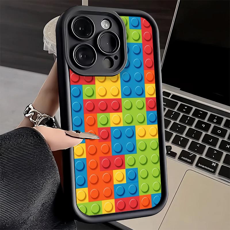 Phone Case for iPhone 17 Air 16E 15 16 Pro Max Fashion Building Blocks Pattern Cover 14 Plus 13 12 Mini Soft Shell Silicone Fund iPhone 13
Phone Case for iPhone 17 Air 16E 15 16 Pro Max Fashion Building Blocks Pattern Cover 14 Plus 13 12 Mini Soft Shell Silicone Fund iPhone 13