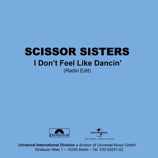 CD SCISSOR SISTERS - I don t feel like dancin (Single-C UICP5021PROMO Polydor 2006 Non Japan ObiRock Used
CD SCISSOR SISTERS - I don t feel like dancin (Single-C UICP5021PROMO Polydor 2006 Non Japan ObiRock Used