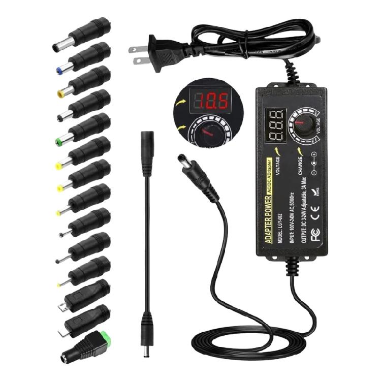 3V-24V Variable Universal Switching Adapter Adjustable Power Supply Adapter with 14 Tip Power Adapter Converter
3V-24V Variable Universal Switching Adapter Adjustable Power Supply Adapter with 14 Tip Power Adapter Converter