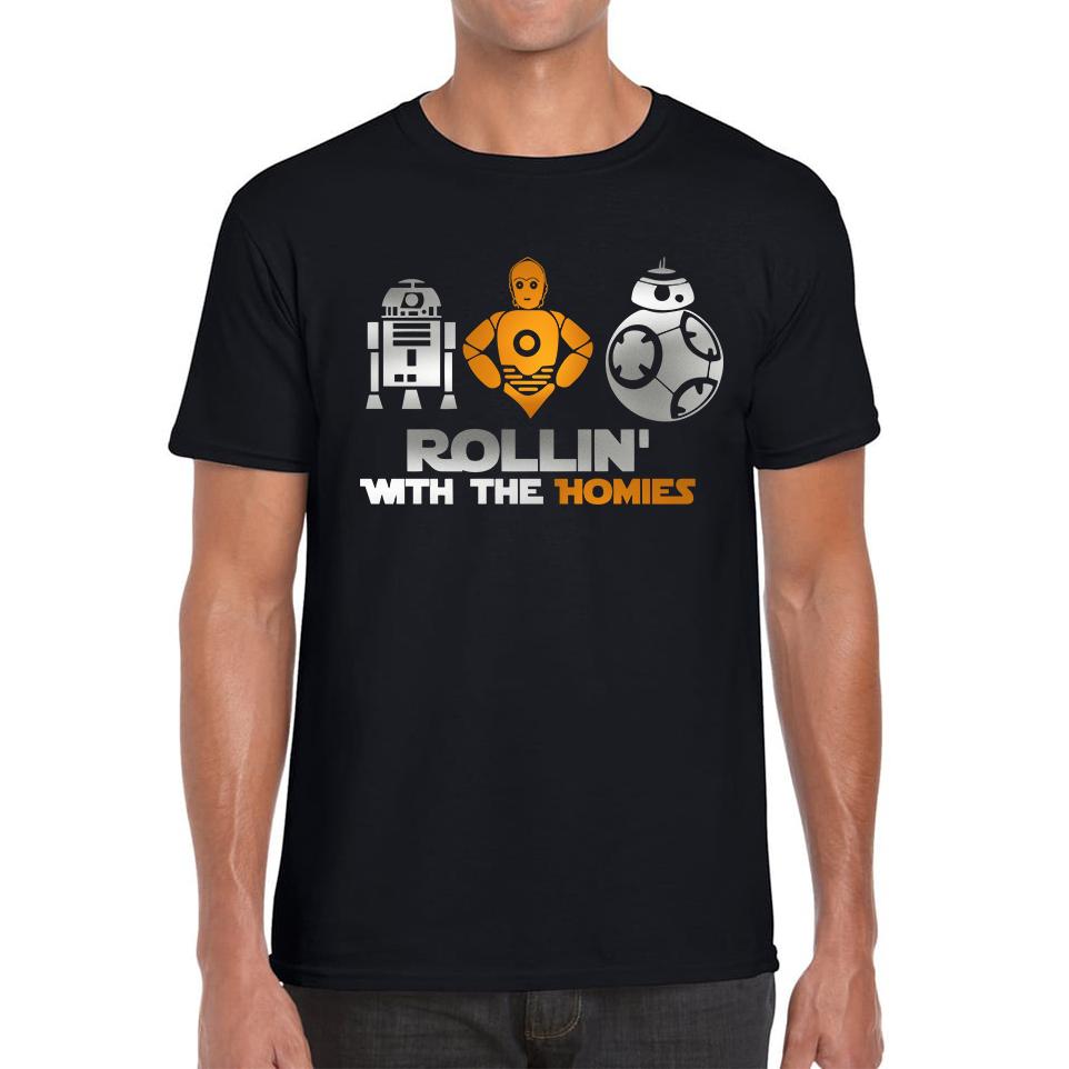 Rollin With The Homies Star Wars Unisex Mens T Shirt Womens Tops Tees L
Rollin With The Homies Star Wars Unisex Mens T Shirt Womens Tops Tees L