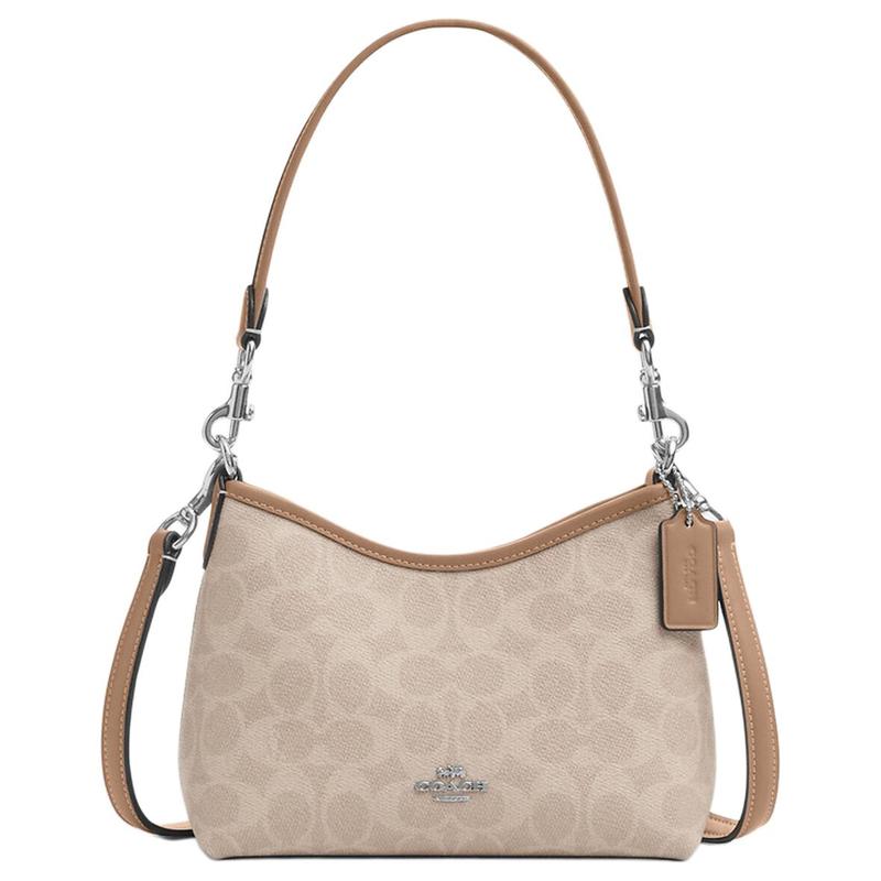 COACH Laurel 19 Silver Metal Hardware Coated Canvas Crossbody Shoulder Bag Small Women s Beige срібний
COACH Laurel 19 Silver Metal Hardware Coated Canvas Crossbody Shoulder Bag Small Women s Beige срібний