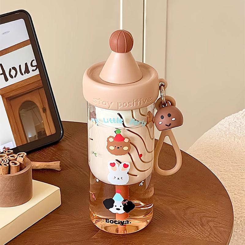 Cute Cartoon Straw Drinking Water Bottle With Tea Water Separation 650ML Large Capacity Tritan Water Cups For Girls Juice Cup 650ml коричневий
Cute Cartoon Straw Drinking Water Bottle With Tea Water Separation 650ML Large Capacity Tritan Water Cups For Girls Juice Cup 650ml коричневий