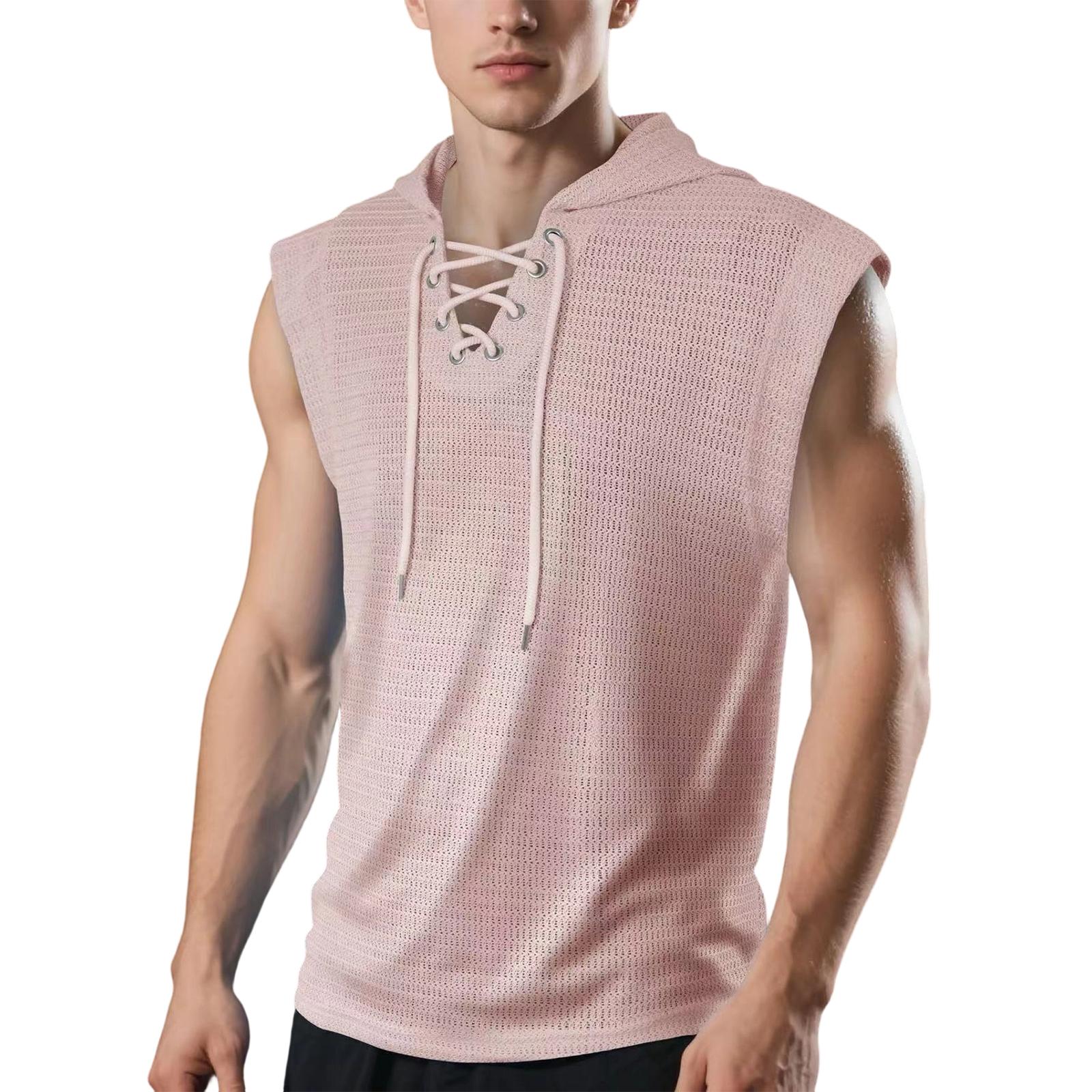 Men S Fashionable Sleeveless Casual Shirt Vest Top S рожевий
Men S Fashionable Sleeveless Casual Shirt Vest Top S рожевий