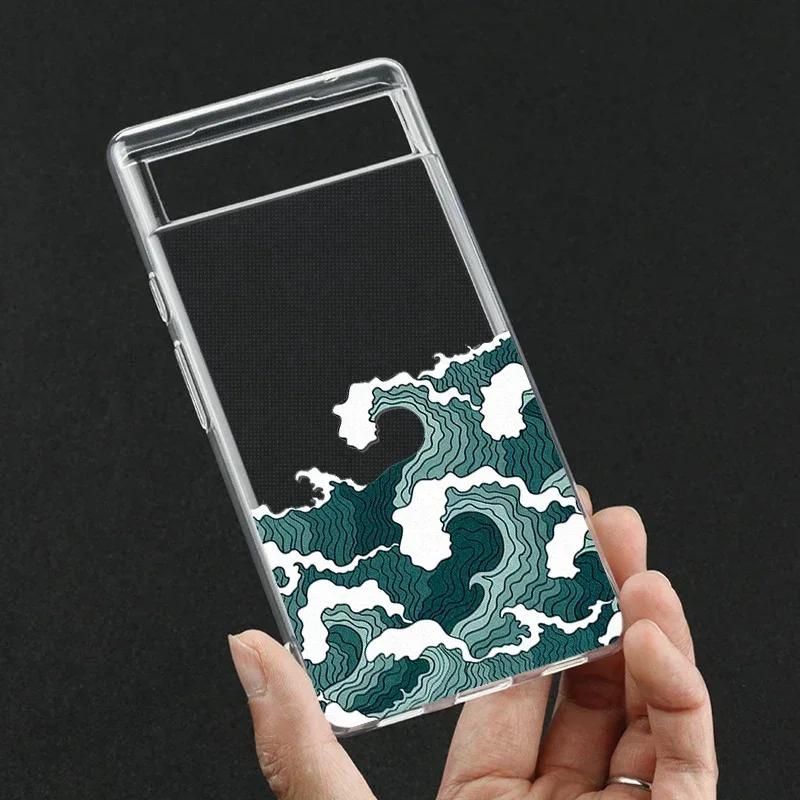 Fashion Great Blue Wave Clear Phone Case for Google Pixel 7 9 7Pro 8 Pro XL 6A 6Pro 5G Clear Transparent Soft Covers Fundas Skin Pixel 7A
Fashion Great Blue Wave Clear Phone Case for Google Pixel 7 9 7Pro 8 Pro XL 6A 6Pro 5G Clear Transparent Soft Covers Fundas Skin Pixel 7A