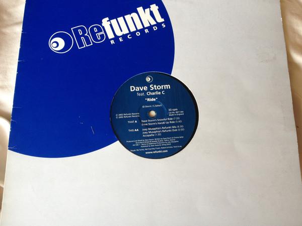 12inch Record DAVE STORM - Ride REFT004 Refunkt Records 2002 UK Dance & Electronica Used
12inch Record DAVE STORM - Ride REFT004 Refunkt Records 2002 UK Dance & Electronica Used