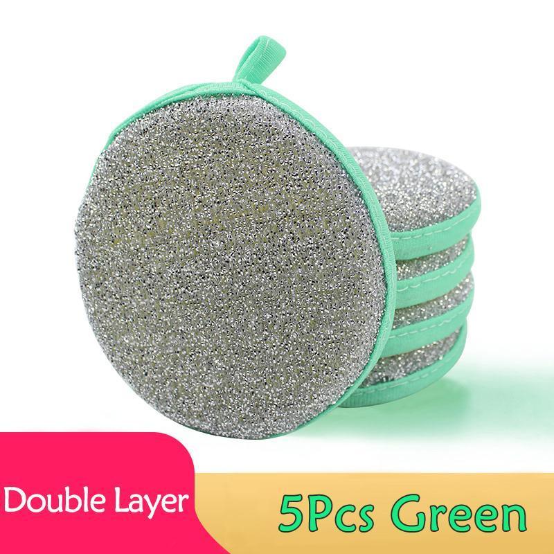 5/10Pcs Yuanbao Towel Double-sided Circular Dishwashing Sponge Thickened And Absorbent For Household Cleaning 5 Pcs Green
5/10Pcs Yuanbao Towel Double-sided Circular Dishwashing Sponge Thickened And Absorbent For Household Cleaning 5 Pcs Green