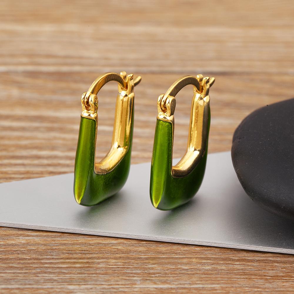 Nidin New Fashion OL Style Upscale Drop Earrings 5 Colors For Women Elegant Aesthetic Ear Jewelry Wedding Party Accessories Gift зелений
Nidin New Fashion OL Style Upscale Drop Earrings 5 Colors For Women Elegant Aesthetic Ear Jewelry Wedding Party Accessories Gift зелений