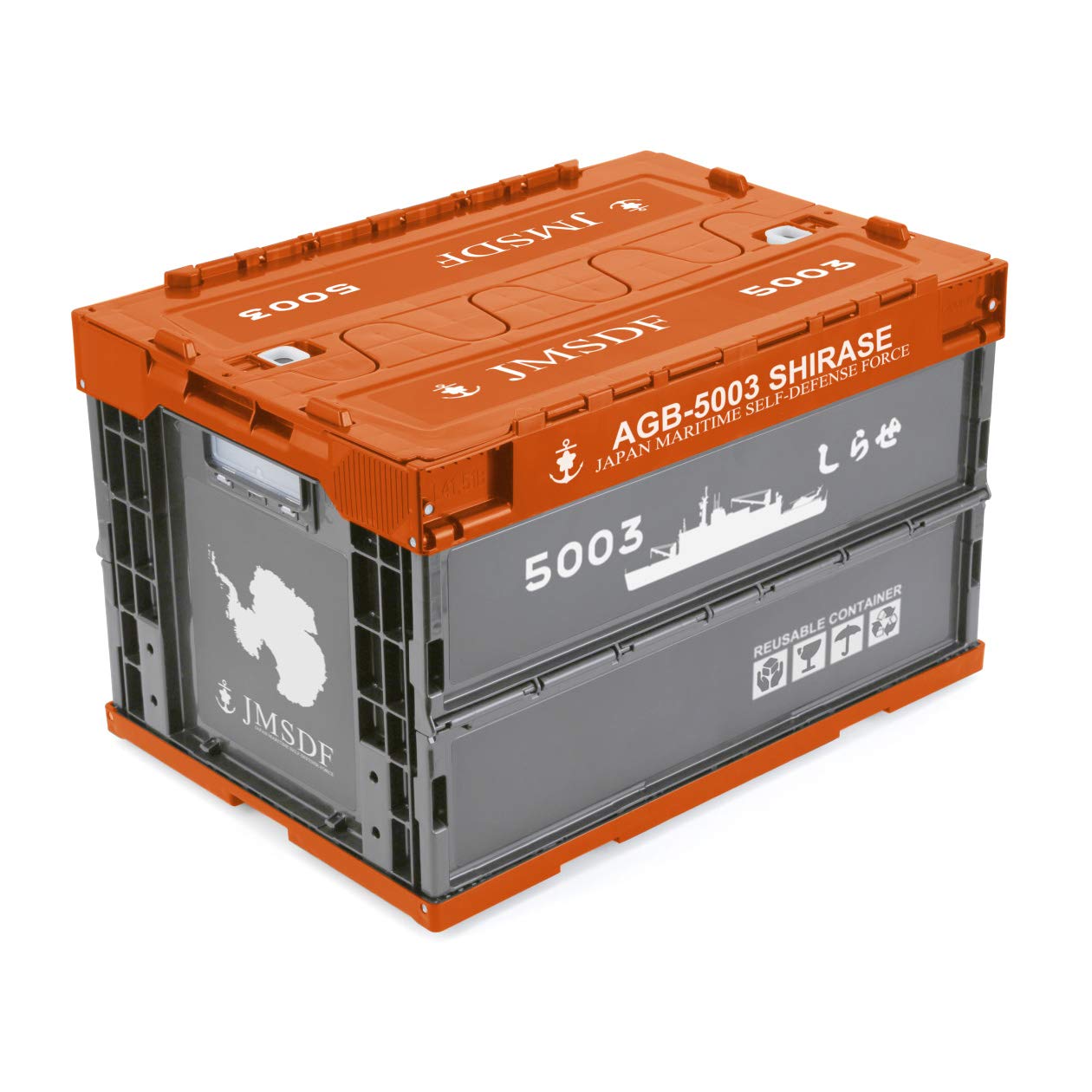 Groove Garage Japan Maritime Force Icebreaker Shirase AGB 5003 Folding Container External dimensions 530 x 366 x 334 mm Internal dimensions 494 x 336 оранжевый
Groove Garage Japan Maritime Force Icebreaker Shirase AGB 5003 Folding Container External dimensions 530 x 366 x 334 mm Internal dimensions 494 x 336 оранжевый