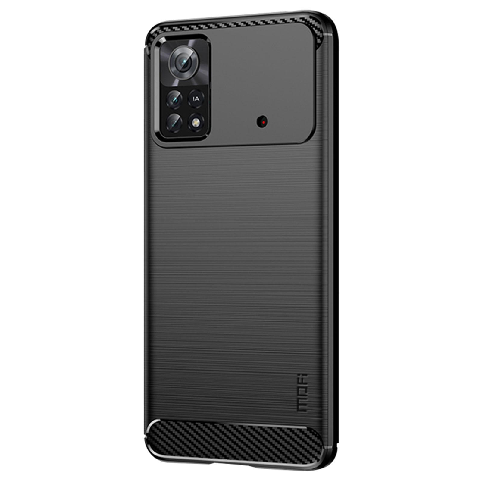 MOFI JK TPU Series-1 for Xiaomi Poco X4 Pro 5G Soft Skin Flexible TPU Anti-Scratch Phone Case Carbon Fiber Texture Brushed Shockproof Stylish Case Black
MOFI JK TPU Series-1 for Xiaomi Poco X4 Pro 5G Soft Skin Flexible TPU Anti-Scratch Phone Case Carbon Fiber Texture Brushed Shockproof Stylish Case Black