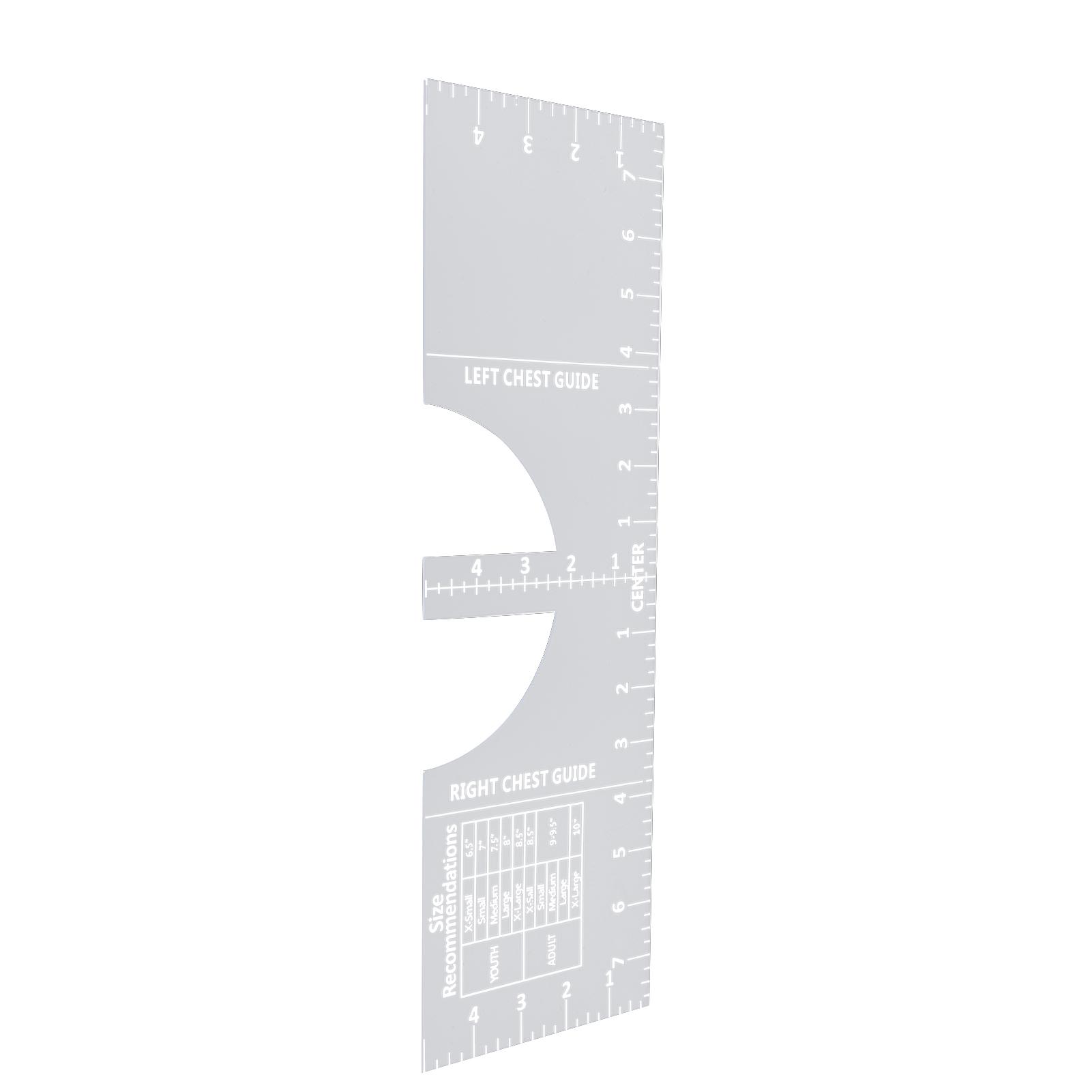 Линейка для печати на футболках Акриловый инструмент для выравнивания Круглый вырез Центрирующая Измерительная направляющая Линейка для швейных принадлежностей
Линейка для печати на футболках Акриловый инструмент для выравнивания Круглый вырез Центрирующая Измерительная направляющая Линейка для швейных принадлежностей