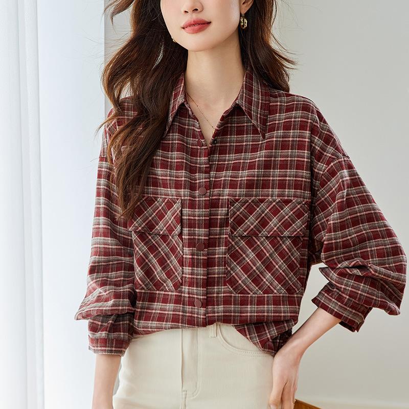 Women s Long-sleeved Spring and Autumn Clothes New Style Hong Kong Style Retro Layered Inner Shirt M
Women s Long-sleeved Spring and Autumn Clothes New Style Hong Kong Style Retro Layered Inner Shirt M