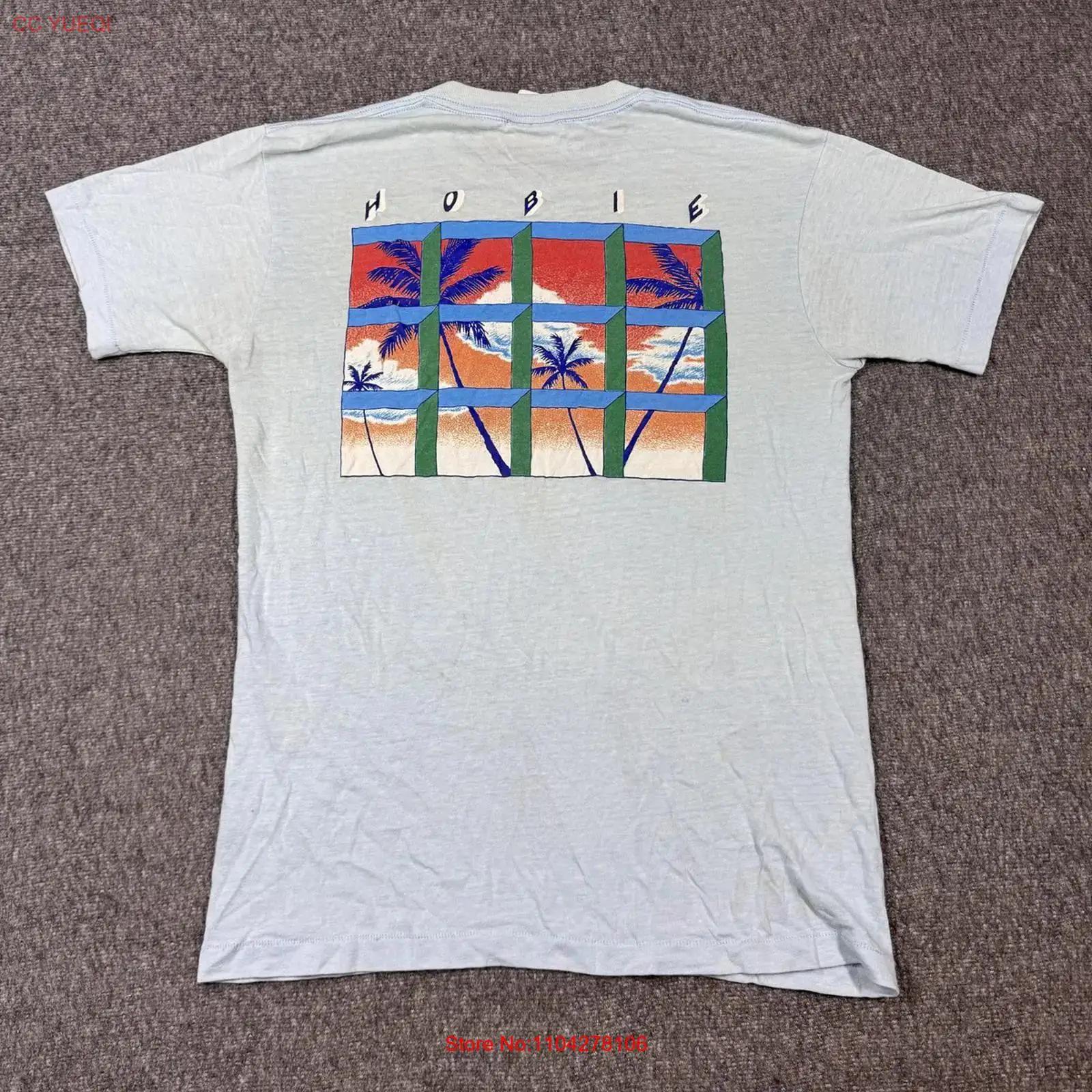 Vintage Hobie T Shirt Mens XL Blue Palm Tree Made USA Surf Skate 80s vintage Washed graphic Stretched homme S разноцветный
Vintage Hobie T Shirt Mens XL Blue Palm Tree Made USA Surf Skate 80s vintage Washed graphic Stretched homme S разноцветный