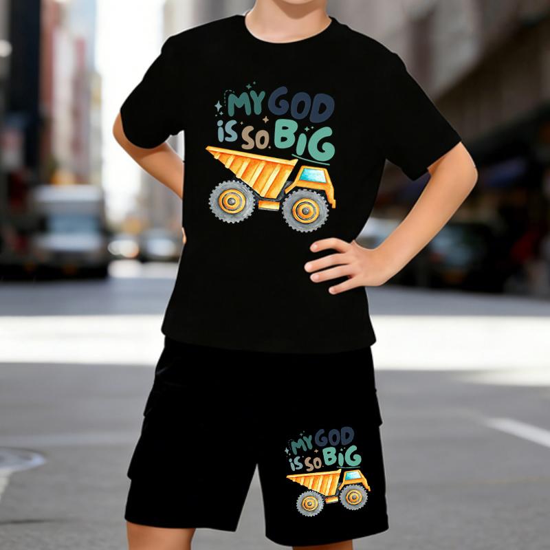 Boys 2 Piece Cartoon Mine Cart Printed Outfit, Short Sleeve T-Shirt and Shorts Set for Kids Age 5-14,Black and White Sporty Casual Summer Clothes 5-6 Years чёрный
Boys 2 Piece Cartoon Mine Cart Printed Outfit, Short Sleeve T-Shirt and Shorts Set for Kids Age 5-14,Black and White Sporty Casual Summer Clothes 5-6 Years чёрный