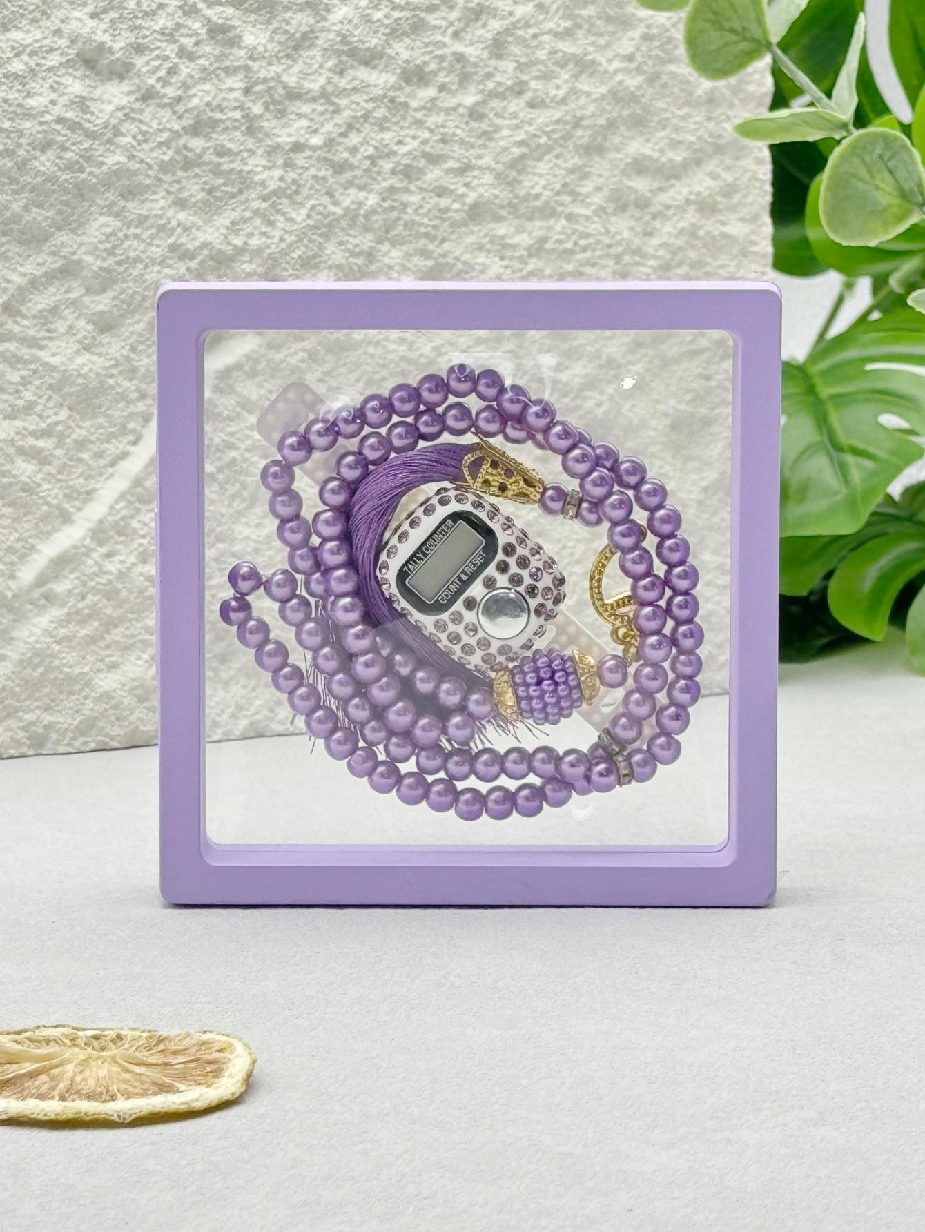 Ring-shaped portable counter, diamond-encrusted point counter, people flow statistics, beaded gift box set фіолетовий
Ring-shaped portable counter, diamond-encrusted point counter, people flow statistics, beaded gift box set фіолетовий