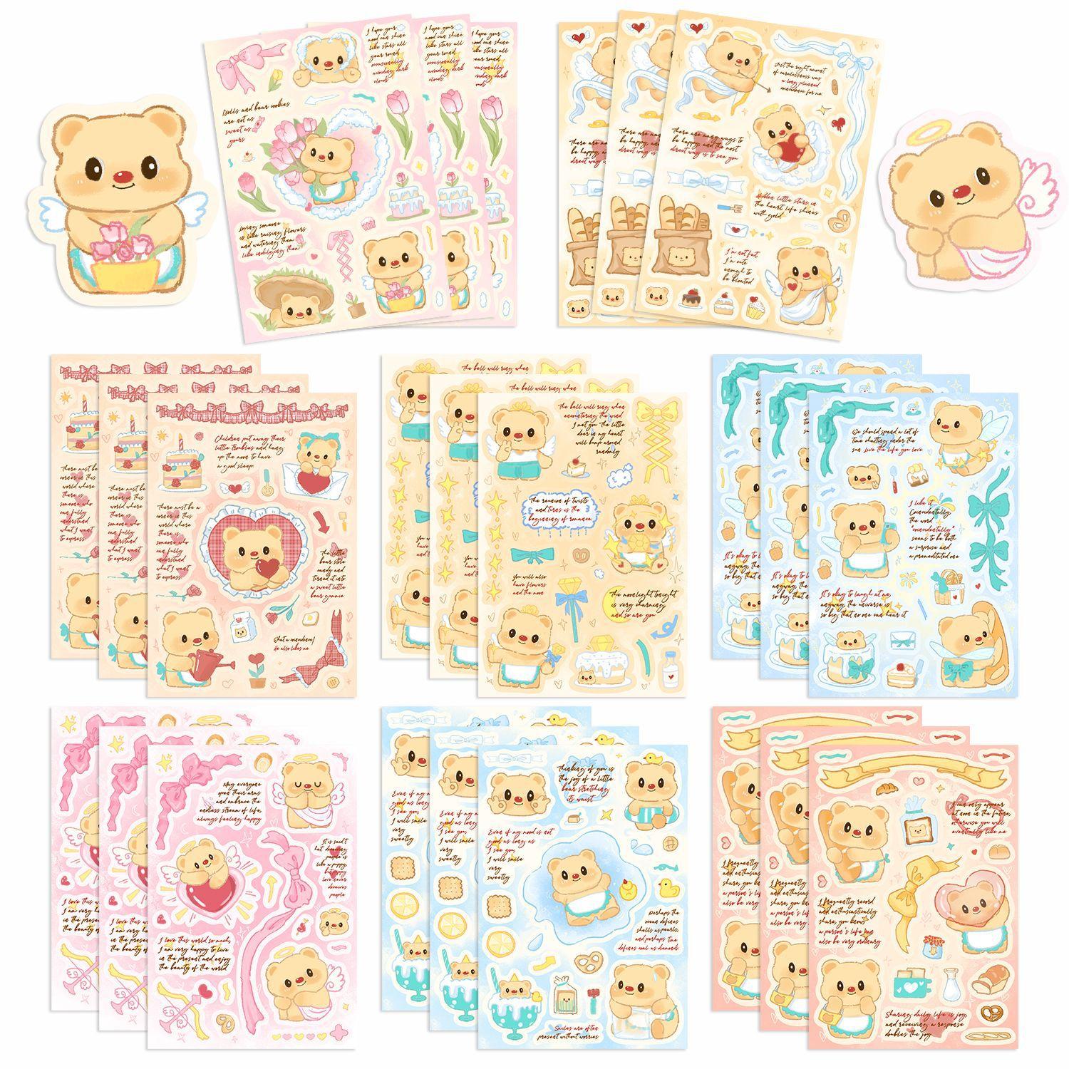 8 Styles of INS Style Butter Bear Stickers Waterproof Diary Hand Account Stickers Gu Card Stickers DIY Decorative Stickers Ins Stickers
8 Styles of INS Style Butter Bear Stickers Waterproof Diary Hand Account Stickers Gu Card Stickers DIY Decorative Stickers Ins Stickers
