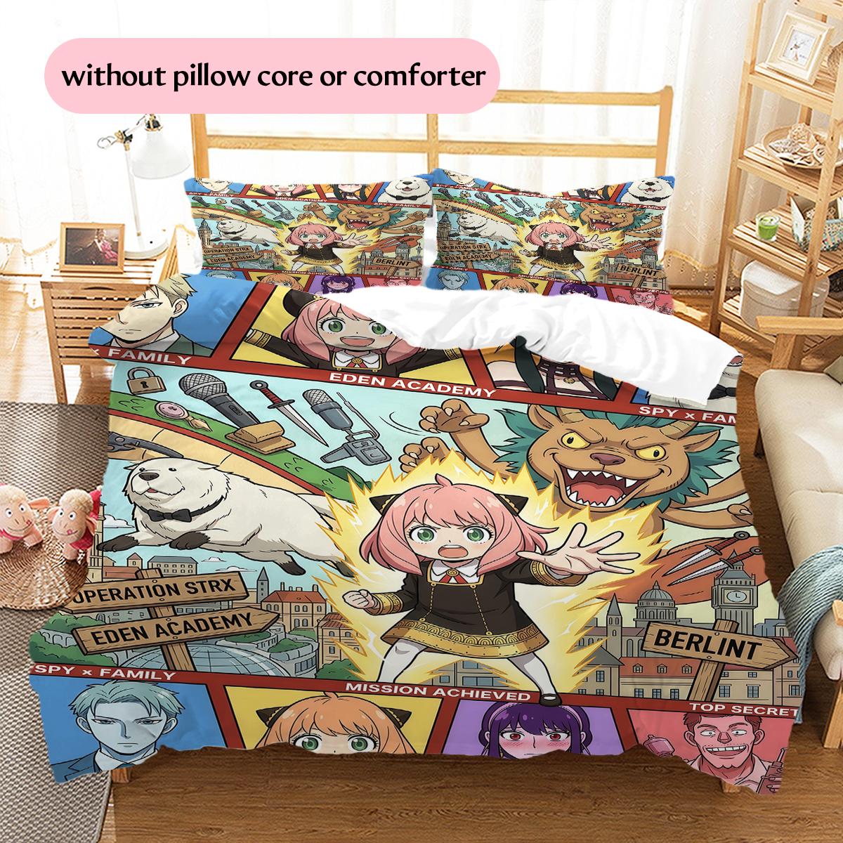 Comic book spy pretend play Pattern Bedding Quilt Set Home Decoration Gift (1 * duvet cover + 2 * pillowcase without core) 135x200cm
Comic book spy pretend play Pattern Bedding Quilt Set Home Decoration Gift (1 * duvet cover + 2 * pillowcase without core) 135x200cm