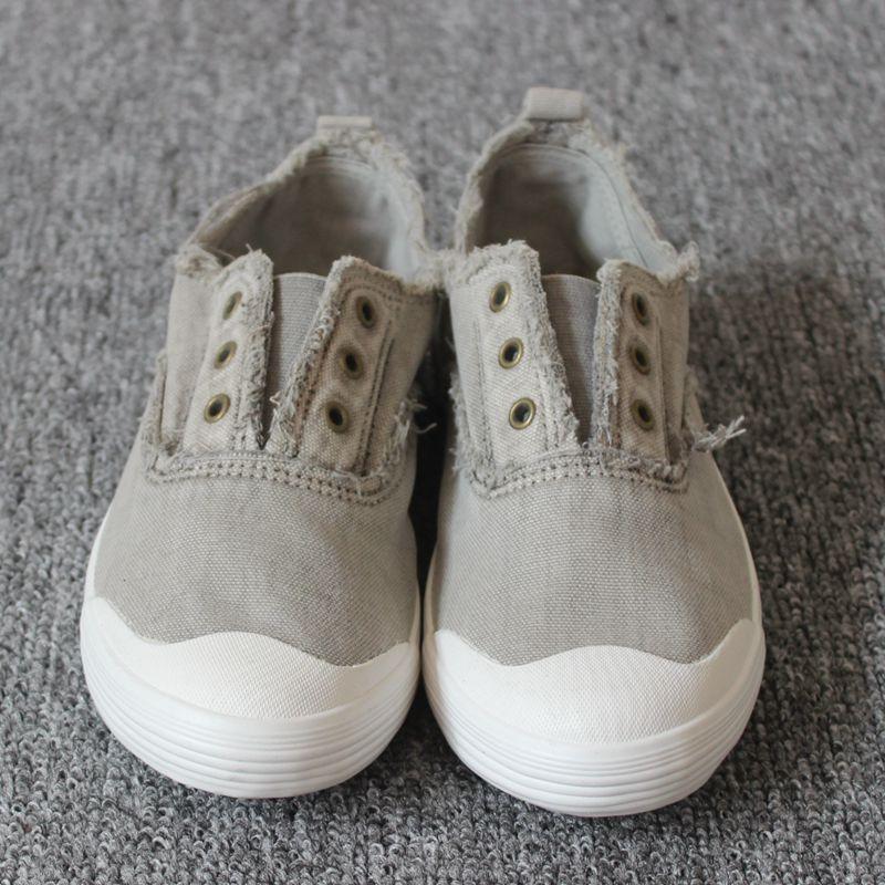 Low Cut Fabric Shoes for Women s New with Frayed Edges Washed Canvas Shoes Old Style Flats Comfortable and Versatile Shoe Womens 40 сірий колір
Low Cut Fabric Shoes for Women s New with Frayed Edges Washed Canvas Shoes Old Style Flats Comfortable and Versatile Shoe Womens 40 сірий колір