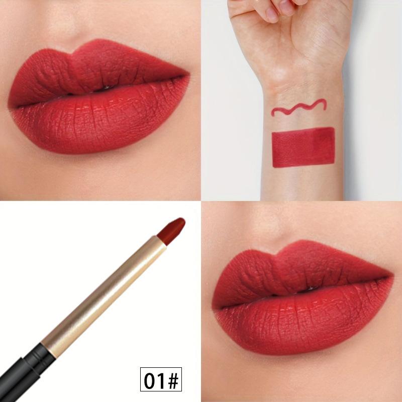 6-цветный водостойкий матовый карандаш для губ, стойкая нелипкая увлажняющая помада - стойкий к смазыванию, насыщенный цвет, красный контурный тинт, блеск для губ 6#
6-цветный водостойкий матовый карандаш для губ, стойкая нелипкая увлажняющая помада - стойкий к смазыванию, насыщенный цвет, красный контурный тинт, блеск для губ 6#