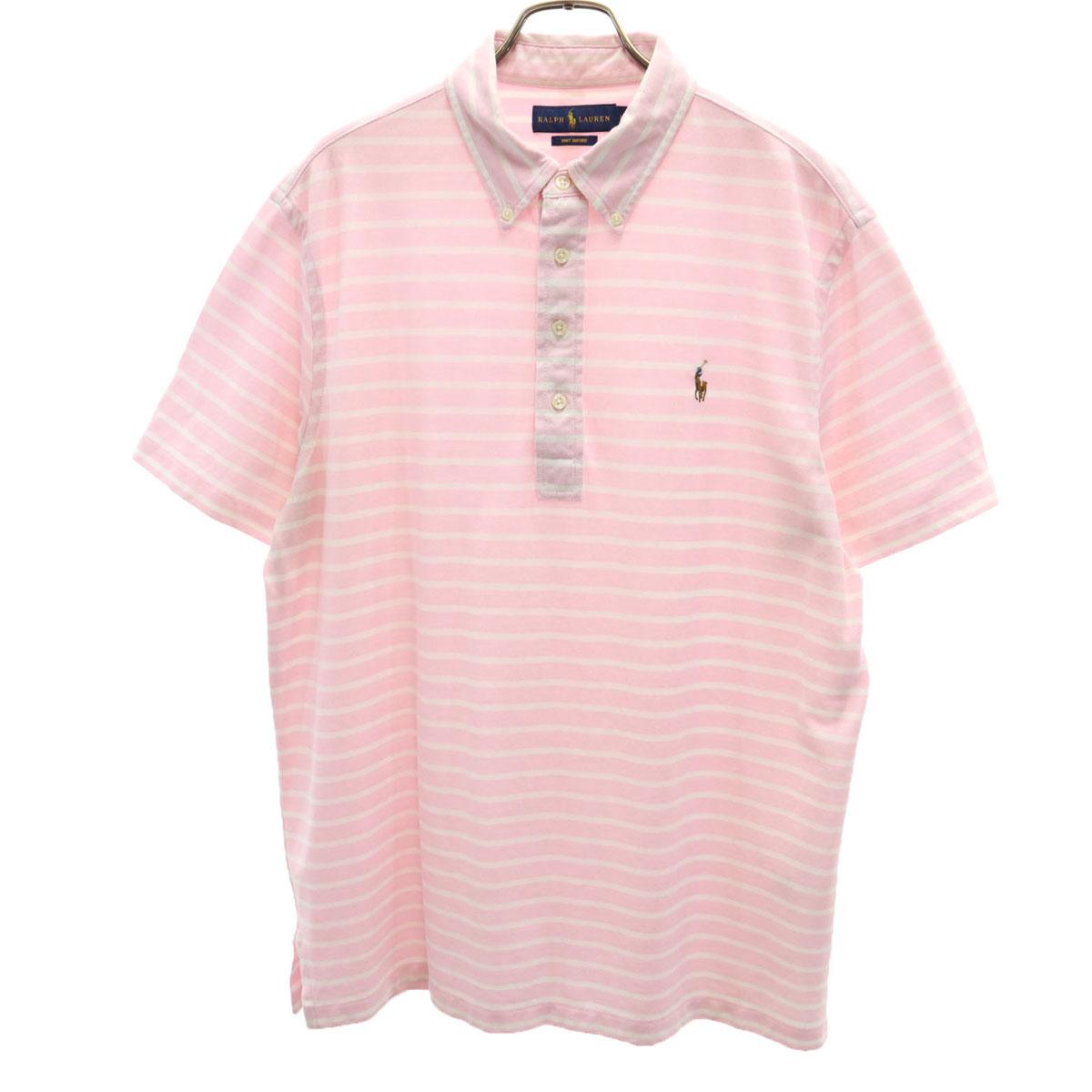 RALPH LAUREN Border Pattern Short sleeve Polo shirt L pink Men s Used
RALPH LAUREN Border Pattern Short sleeve Polo shirt L pink Men s Used