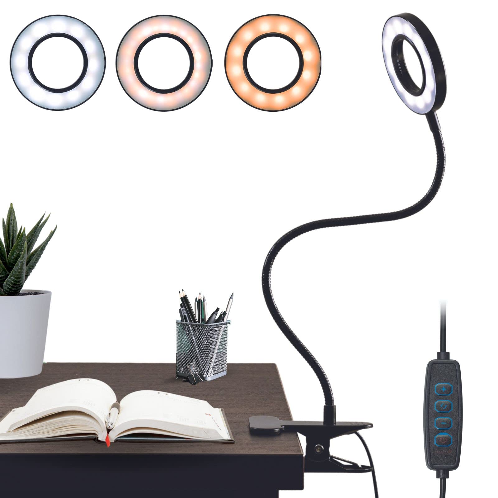 Como Life Clip Type LED Dimmable Light Clip Light Desk Lamp Desk Light Dimming Adjustable Color LED Bed Light Reading Light Desk Light 360 Degree
Como Life Clip Type LED Dimmable Light Clip Light Desk Lamp Desk Light Dimming Adjustable Color LED Bed Light Reading Light Desk Light 360 Degree