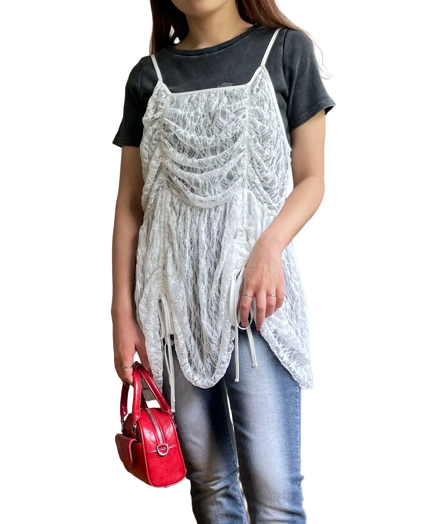 WEGO Drawstring Lace Cami Summer Size White Dress, Dress, Girly, Women s, F, белый
WEGO Drawstring Lace Cami Summer Size White Dress, Dress, Girly, Women s, F, белый