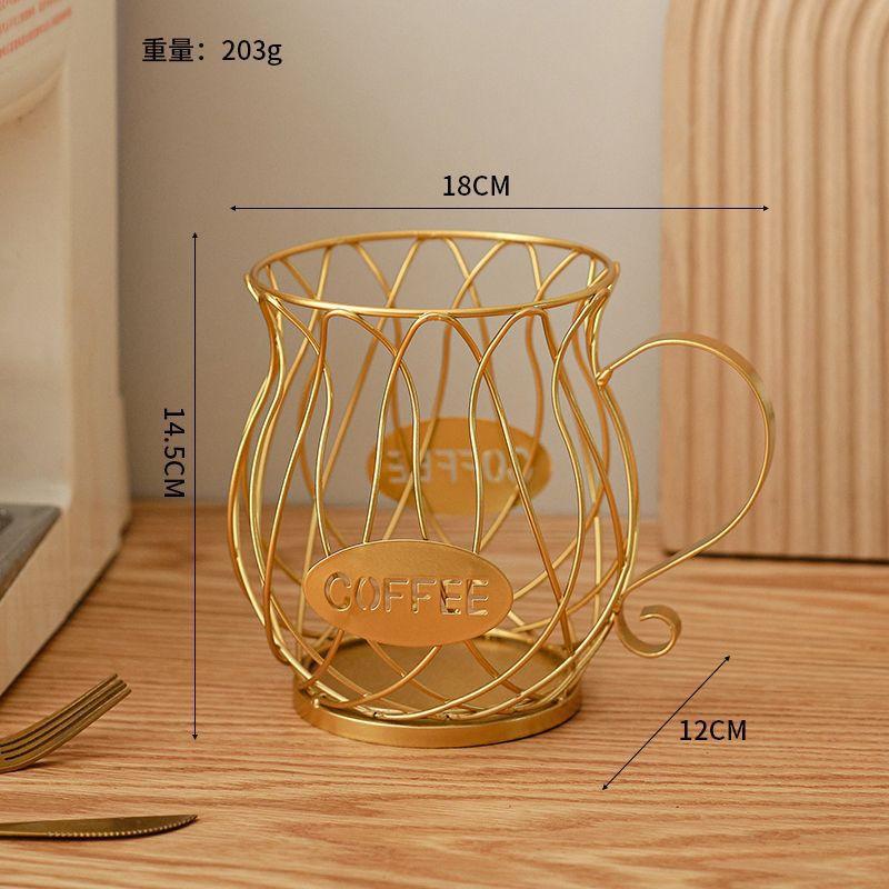 Large Coffee Capsule Storage Basket Coffee Cup Basket Vintage Coffee Pod Organizer Holder Stand Container for Home Cafe Hotel
Large Coffee Capsule Storage Basket Coffee Cup Basket Vintage Coffee Pod Organizer Holder Stand Container for Home Cafe Hotel