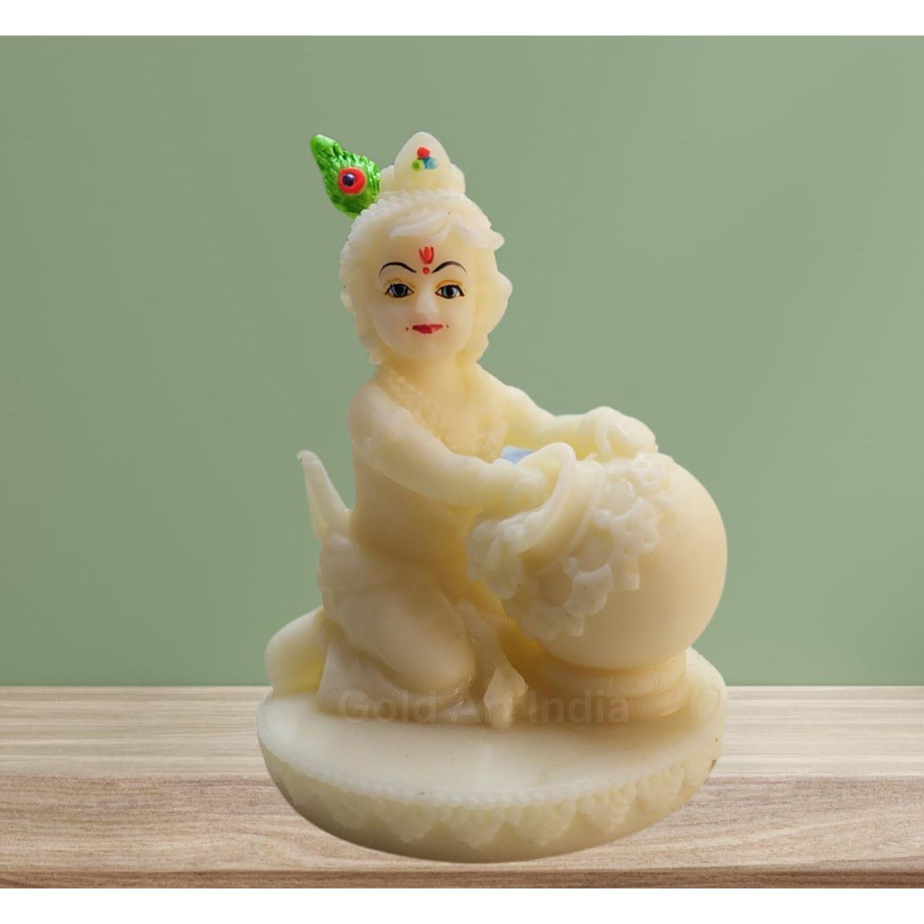 Krishna idol for home Decor| Small Krishna statue for office desk | Makhan Chor Idol | Bala Krishna Idol for Puja (4 x 3)
Krishna idol for home Decor| Small Krishna statue for office desk | Makhan Chor Idol | Bala Krishna Idol for Puja (4 x 3)