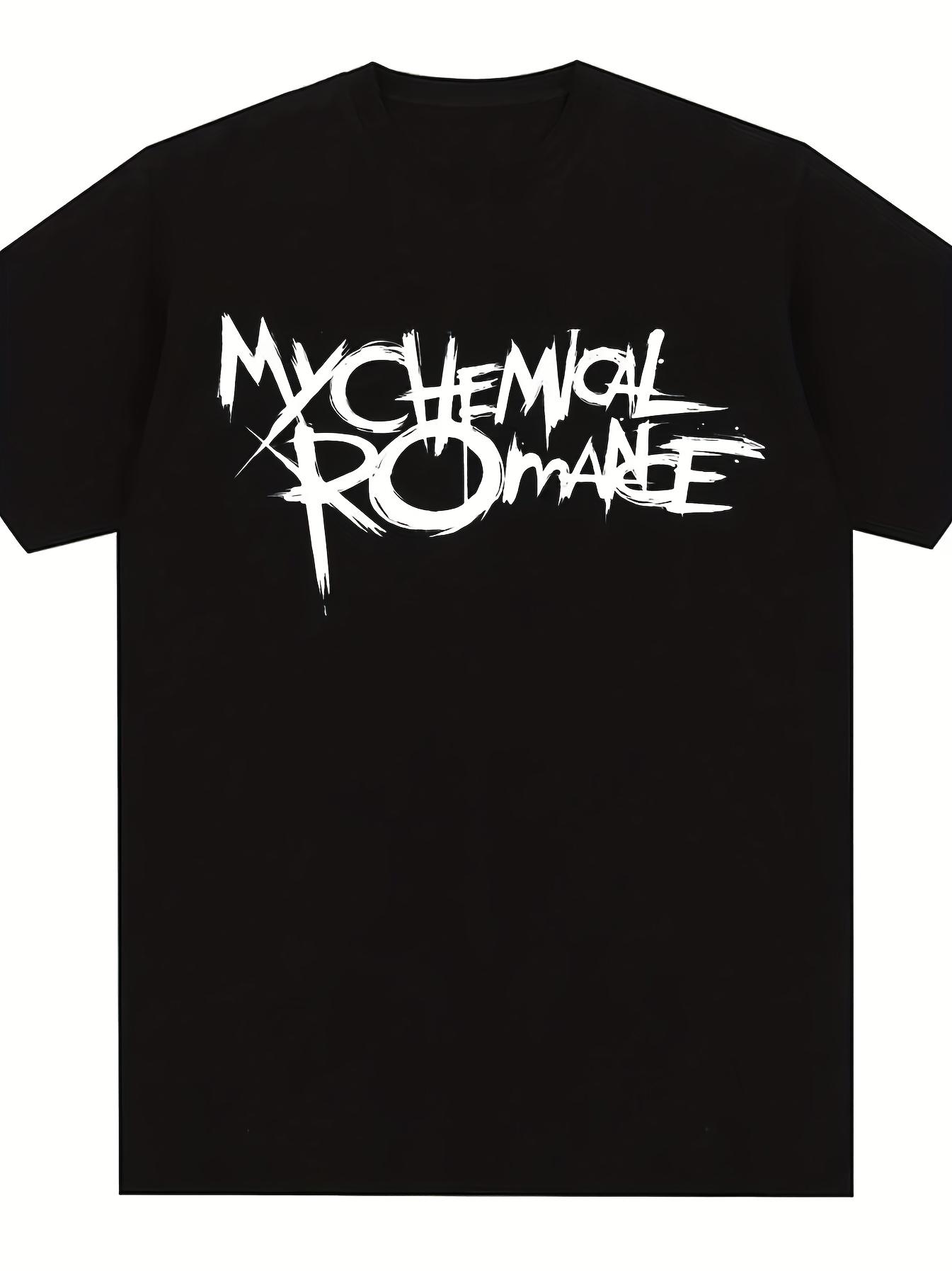 MY CHEMICAL ROMANCE McR BAND Graphic T-shirt - Black Cotton Streetwear Tee with Bold White Print M
MY CHEMICAL ROMANCE McR BAND Graphic T-shirt - Black Cotton Streetwear Tee with Bold White Print M