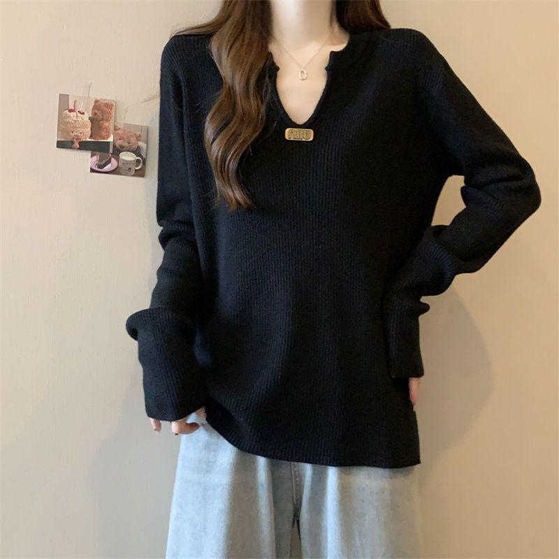 Plus Size Ribbed Long Sleeve Top - Women s Autumn/Winter Versatile Warm Base Layer 2XL чорний
Plus Size Ribbed Long Sleeve Top - Women s Autumn/Winter Versatile Warm Base Layer 2XL чорний