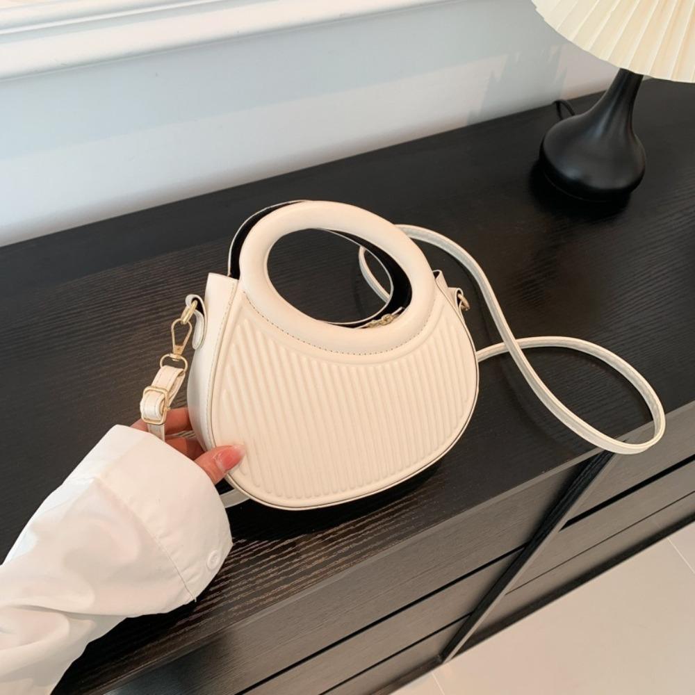 Korean Style PU Crossbody Bag Leather Pleated Shoulder Bag Fashion Hobos Handbag Outdoor білий
Korean Style PU Crossbody Bag Leather Pleated Shoulder Bag Fashion Hobos Handbag Outdoor білий