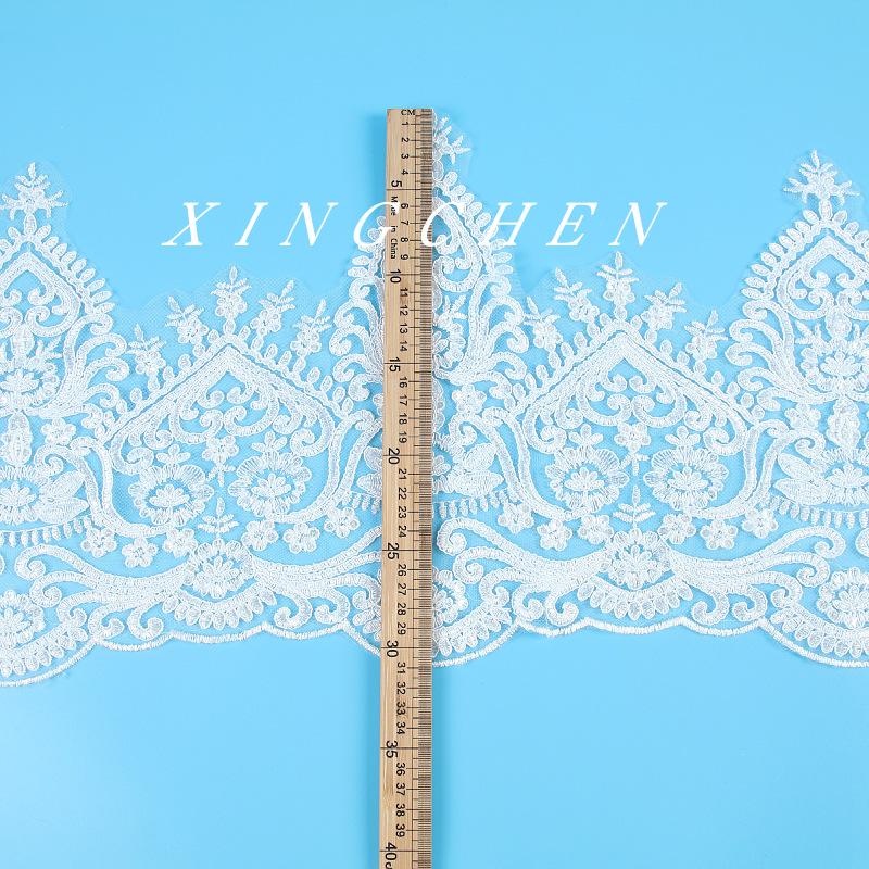 31Cm Sequined Car Bone Lace Bridal Accessories Wedding Dress Veil Watch Accessories Clothing Accessories Lace White/crystal piece (width 31CM)
31Cm Sequined Car Bone Lace Bridal Accessories Wedding Dress Veil Watch Accessories Clothing Accessories Lace White/crystal piece (width 31CM)